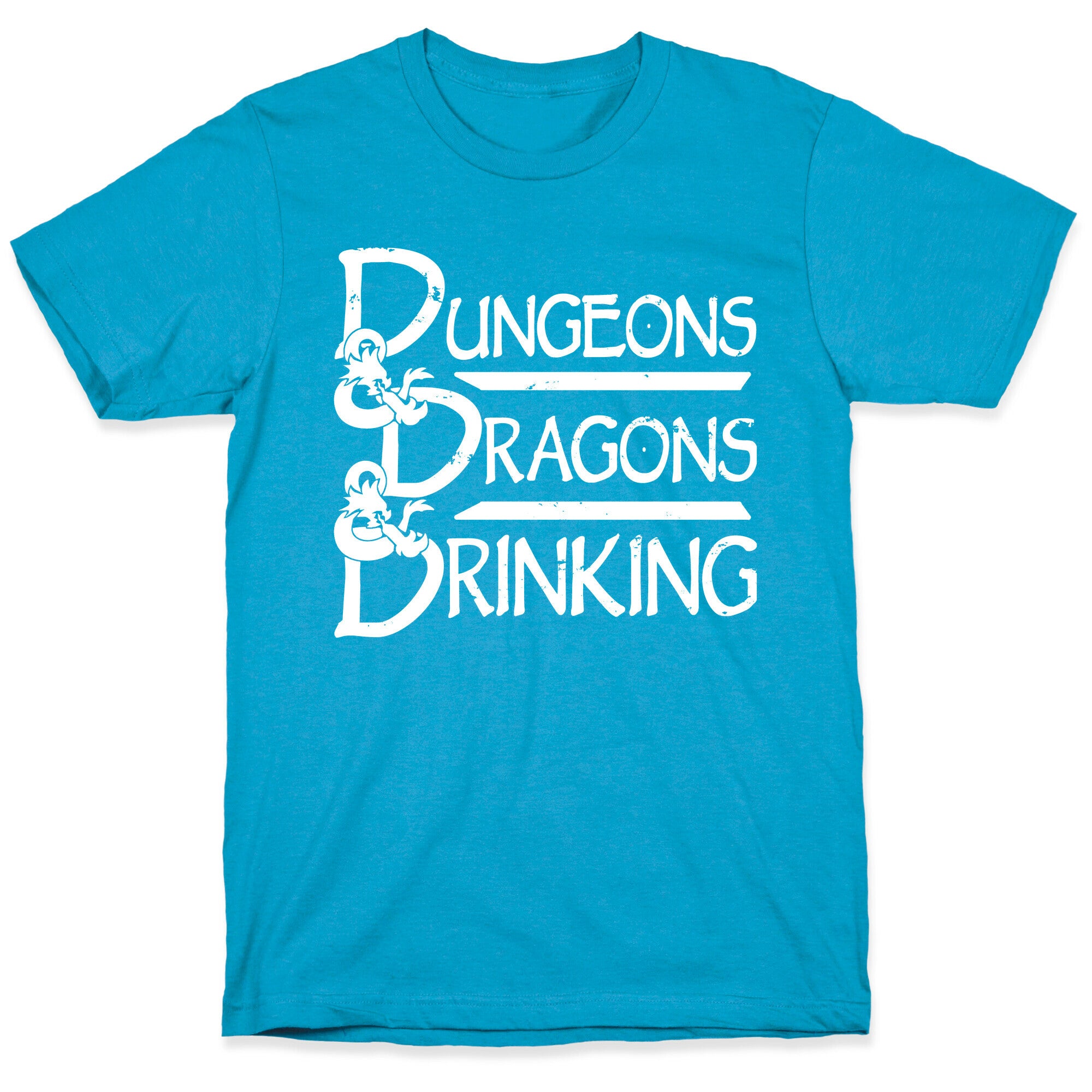 Dungeons & Dragons & Drinking Unisex Triblend Tee